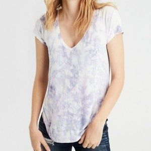 Lilac and White Marble T-Shirt